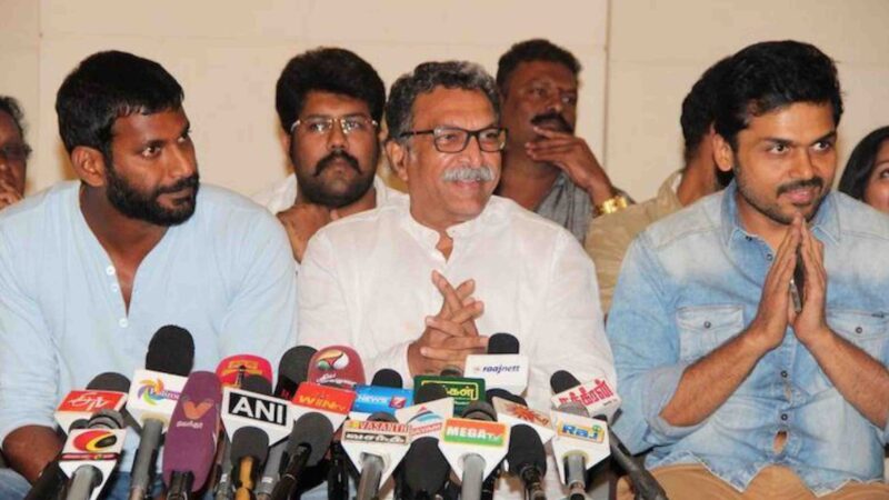 நடிகர்கள் நாசர், விஷால், கார்த்தி, தலைமையிலான பாண்டவர் அணி சார்பாக போட்டியிட்ட அனைவரும் வெற்றி பெற்றுள்ளனர்.