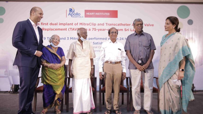 Apollo Hospitals, India is the first in Asia to perform both a MitraClip and a TAVR procedure on the same patient
