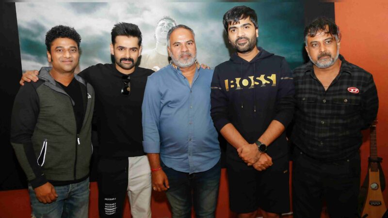 STR sings Bullet song for Ram Pothineni’s The Warriorr!