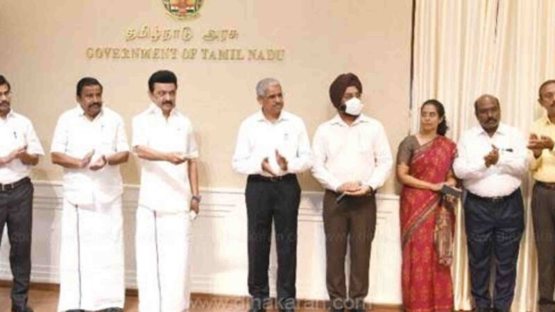 நகராட்சி நிருவாகம் மற்றும் குடிநீர் வழங்கல் துறை சார்பில் 21 முடிவுற்ற திட்டப்பணிகள் மாண்புமிகு தமிழ்நாடு முதலமைச்சர் திறந்து வைத்தார்.!