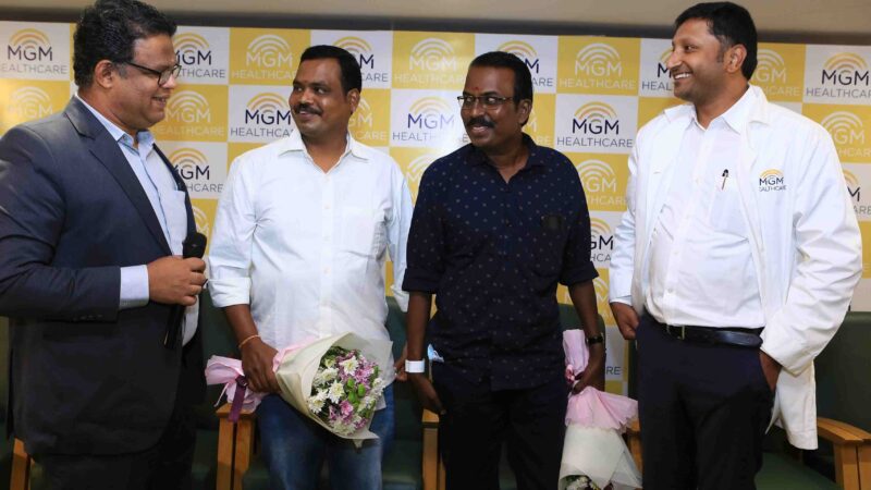 கல்லீரல் மாற்று அறுவை சிகிச்சையில் ரத்த வகையால் ஏற்படக்கூடிய தடைக்கு எம்ஜிஎம் ஹெல்த் கேர் மருத்துவர்கள் வெற்றிகரமாகத் தீர்வு கண்டுள்ளனர்!