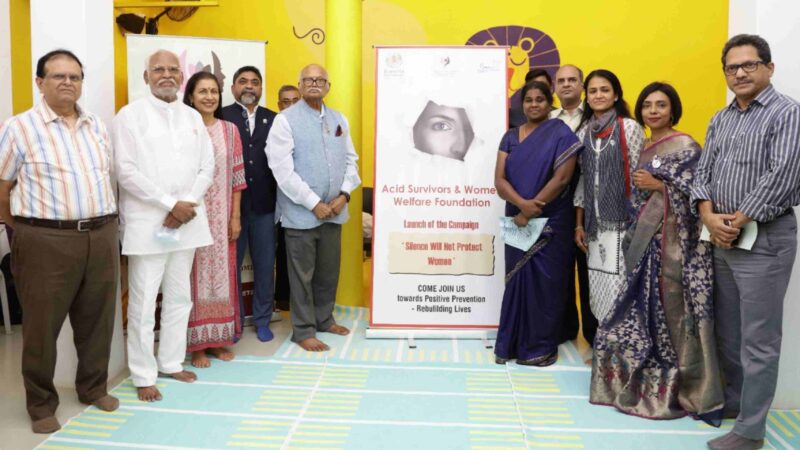 Acid Survivors Foundation & Women Welfare Foundation announces the Launch   of its campaign.!