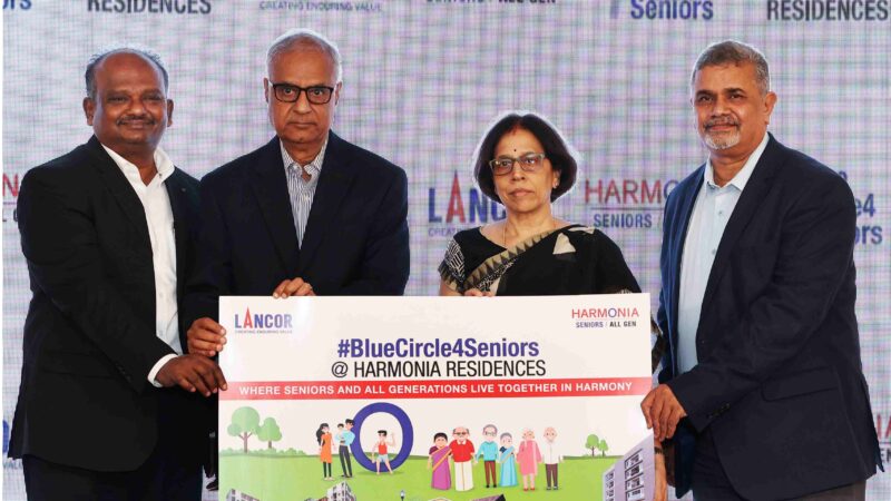 Lancor Launches “Harmonia”, India’s First ‘Blue Circle’ Townships for Senior Residences with Cross Generational Communities!