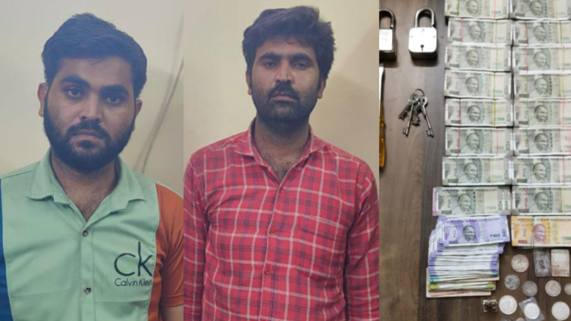 வேலைக்கு சேர்ந்த 2 வாரத்திலேயே கடையில் கைவரிசை: காட்டிய வடமாநில வாலிபர்கள்!!