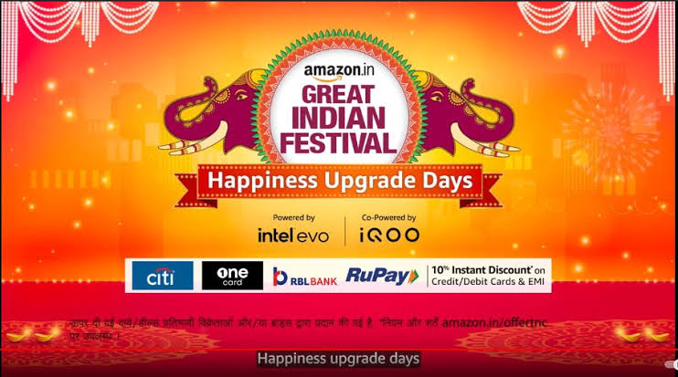 Amazon Great Indian Festival celebrates ‘Extra Happiness Days’ from midnight of 8th October!!