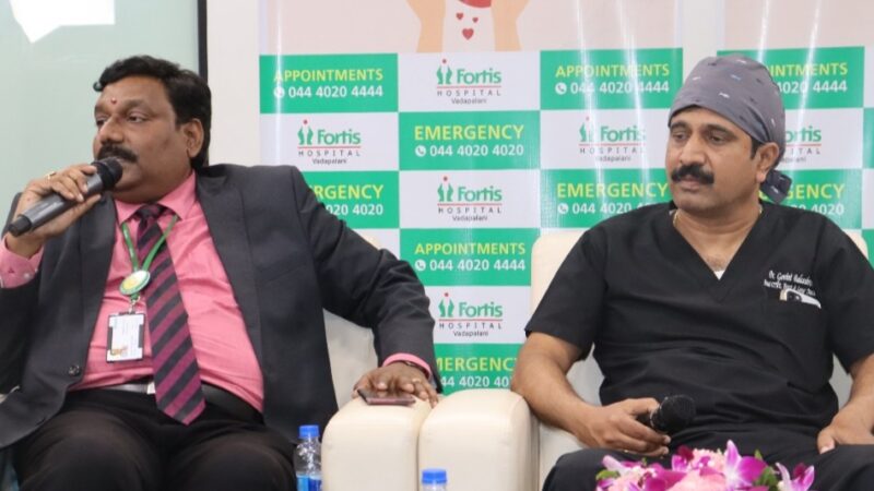 High-risk Heart surgery saves life of 68-year-old farmer at Fortis Hospital Vadapalani.!!