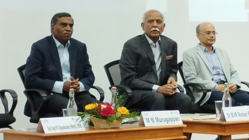 A Deep Dive into the theme of ‘Engineered in India’: Dr. BVR Mohan Reddy in conversation with Mr. MM Murugappan.!!